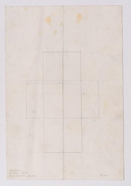 / Plan of the Built Church in Dubie / 2