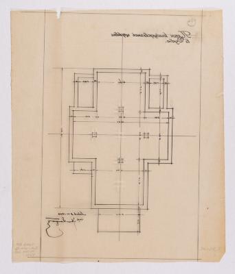 Plan of the Built Church in Dubie 2