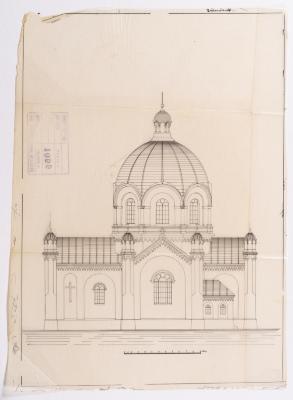 / Project of the Church in Hlynsk / — Yevhen Nahirnyi
