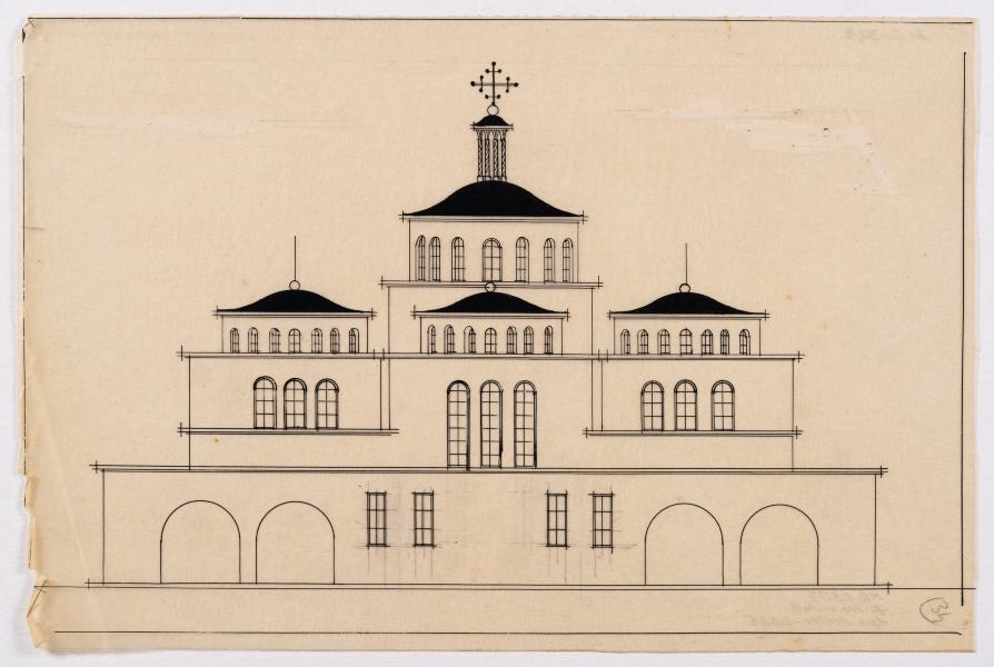 / Project of the Church on Bohdanivka Street, Lviv / 1