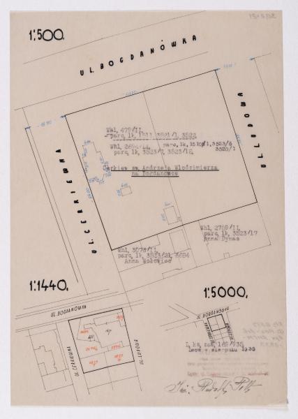/ Project of the Church on Bohdanivka Street, Lviv / 1