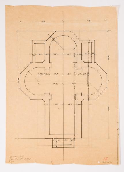 / Project of the Church in Podusiv / 2