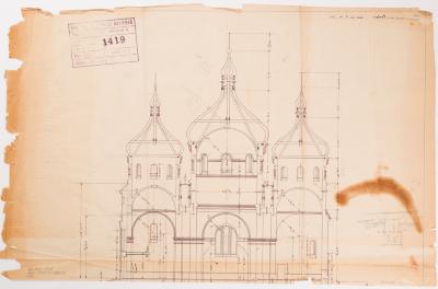 / Project of the Church in Pyniany / 2