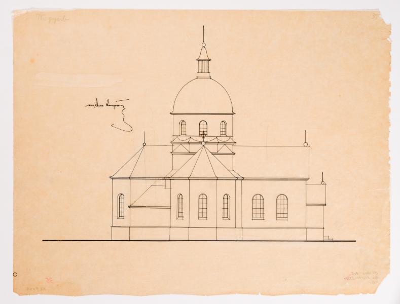 / Project of the Church in Podusiv / 1