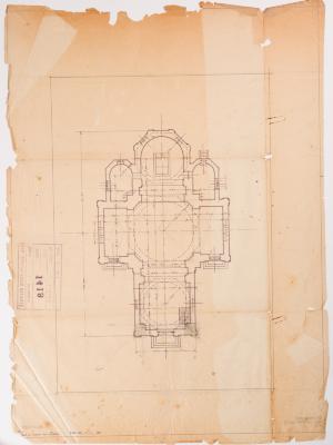 / Project of the Church in Pyniany / — Yevhen Nahirnyi