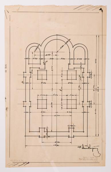 / Project of an Unidentified Three-Nave Church / 1