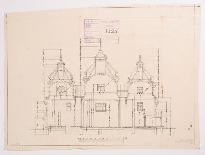 / Project of an Unidentified Wooden Church / — Yevhen Nahirnyi