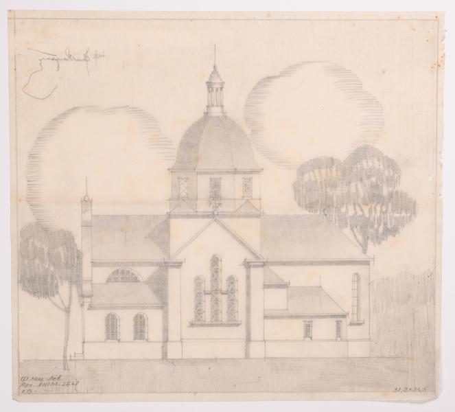 / Project of an Unidentified Three-Nave Church / 2