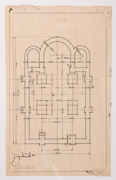 / Project of an Unidentified Three-Nave Church / 2