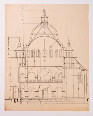 / Project of the Church in Turka / — Yevhen Nahirnyi