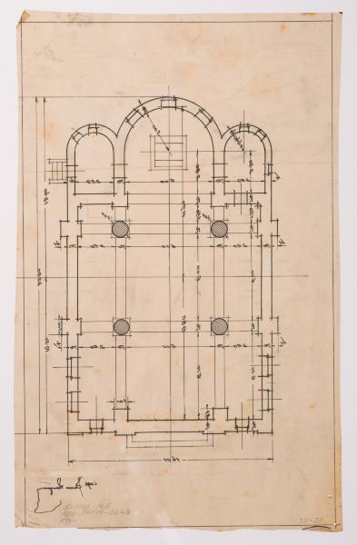 / Project of an Unidentified Three-Nave Church / 2