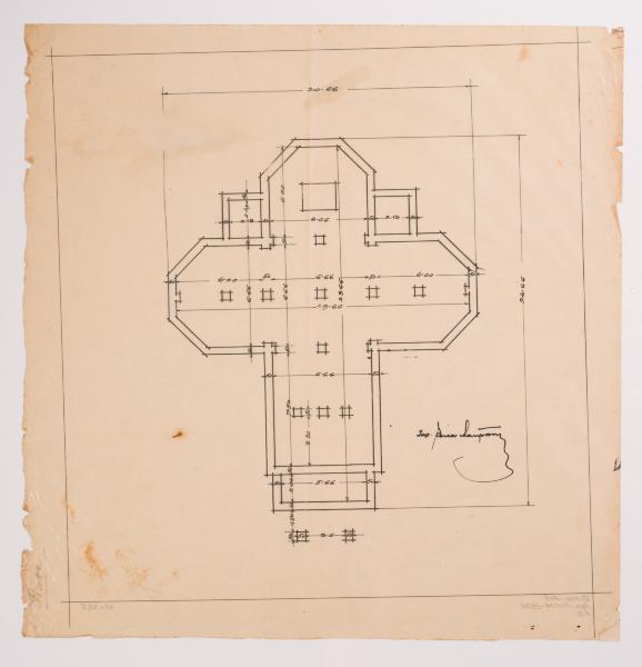 / Project of the Church in Ripne / 1