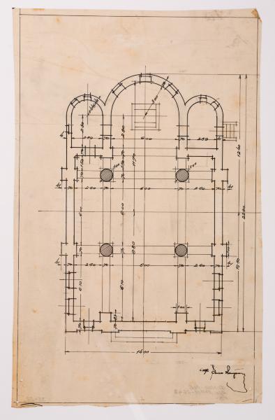 / Project of an Unidentified Three-Nave Church / 1