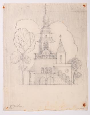 / Sketch of an Unidentified Church / 2