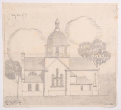 / Project of an Unidentified Three-Nave Church / 2