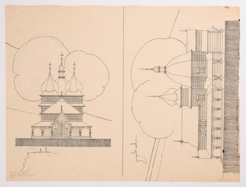 / Project of an Unidentified Wooden Church / 2