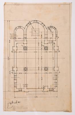 / Project of an Unidentified Three-Nave Church / 2