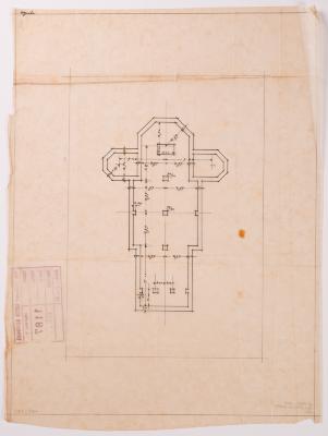 / Project of the Church in Shumiach / — Yevhen Nahirnyi