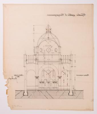 Project of the Church in Bohorodchany 2