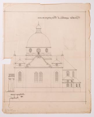 Project of the Church in Bohorodchany 2