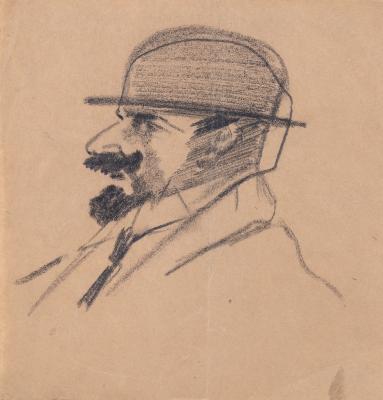 Portrait of a Man in Profile — Yaroslava Muzyka