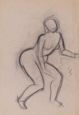 Nude Act. Double-Sided Image — Yaroslava Muzyka