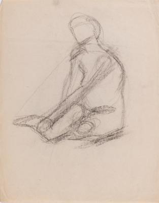 Nude Act. Double-Sided Image — Yaroslava Muzyka
