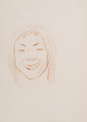 Sketch for an Etching from the "Types" Series — Yaroslava Muzyka