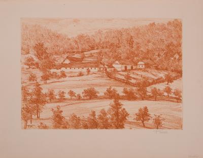Landscape of Kvastov Village — Frantisek Kobliha