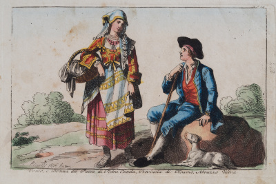 Man and Woman from the Village of Pietracamela in the Province of Teramo in Upper Abruzzo 2