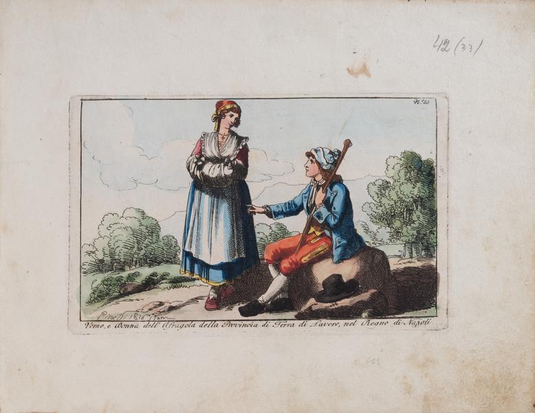 Man and Woman from Afragola in the Province of Terra di Lavoro in the Kingdom of Naples 1