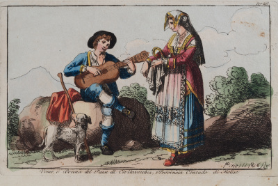 Man and Women from the Village of Civitavecchia in the Province of Contrado di Molise 2