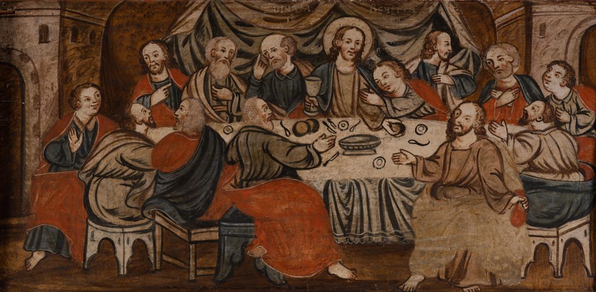 "The Passion of Christ" Iconostasis: The Last Supper, The Bargain of Judas, The Kiss of Judas, Christ Before Annas 1