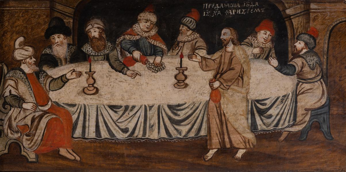 "The Passion of Christ" Iconostasis: The Last Supper, The Bargain of Judas, The Kiss of Judas, Christ Before Annas 2