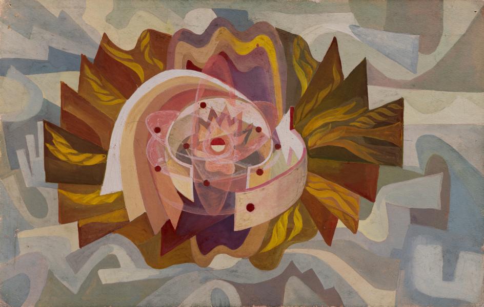 Sketch for the "Science and Progress" Mural 1