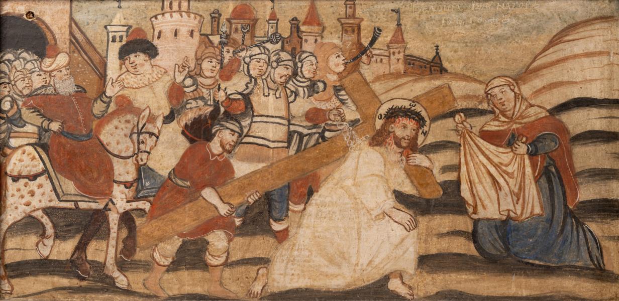 Іконостас «Страсті Христові»: Хресна дорога, Розп’яття на хресті, Зішестя Христа в ад, Воскресіння 1