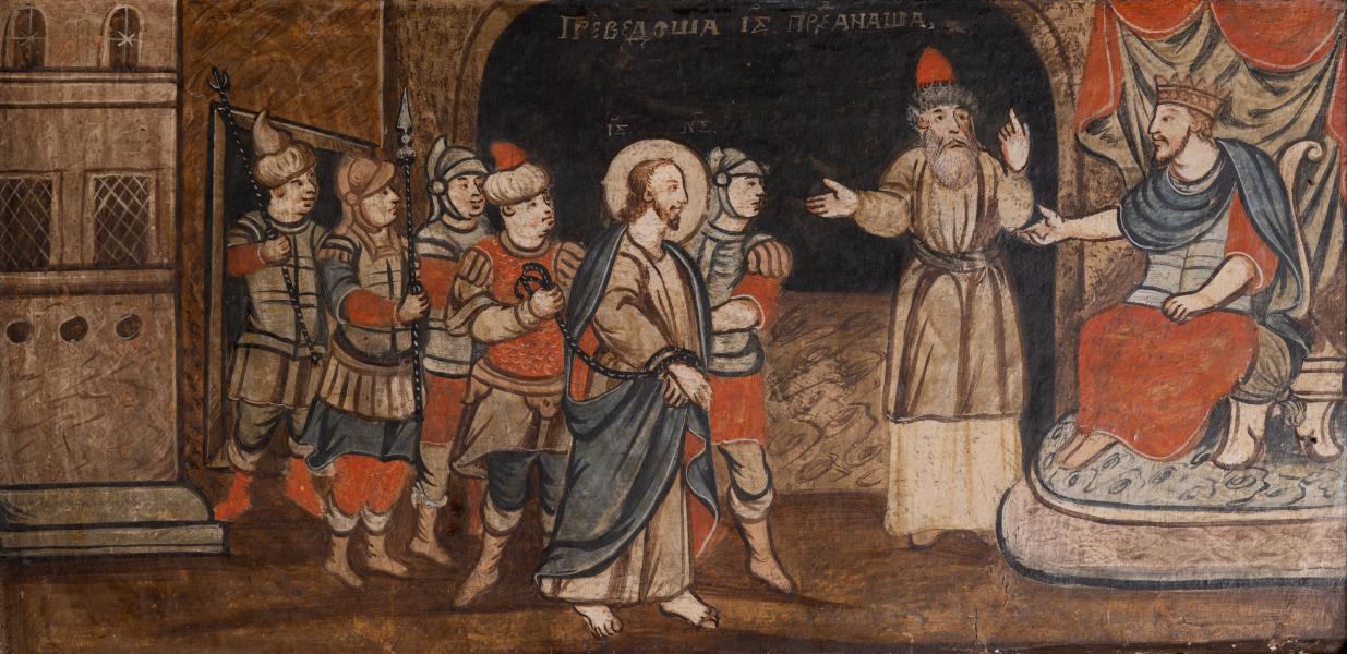 "The Passion of Christ" Iconostasis: The Last Supper, The Bargain of Judas, The Kiss of Judas, Christ Before Annas 4