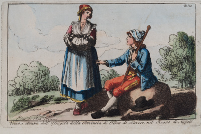 Man and Woman from Afragola in the Province of Terra di Lavoro in the Kingdom of Naples 2