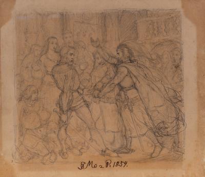 Сцена з балади Адама Міцкевича «Лілеї» (1820) — Ян Матейко