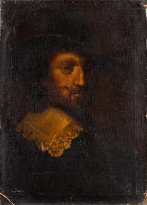 Portrait of a Man in 17th-Century Dutch Attire — unknown