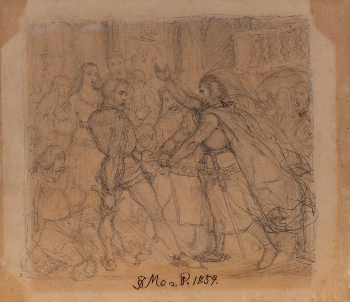 Сцена з балади Адама Міцкевича «Лілеї» (1820) 1