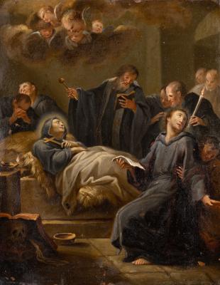 Death of a Saint — unknown (Italian School)