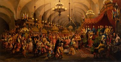 Привітання цісаря Франца Йосифа у Сукенніцах в Кракові — Іполіт Ліпінський