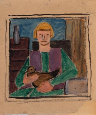 Boy with a Bird — Yaroslava Muzyka