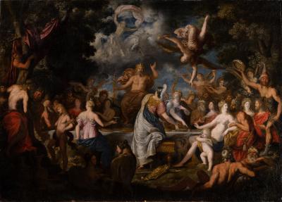 Wedding of Peleus and Thetis — Ottmar Elliger the Younger