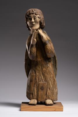 Figure on an Angel — unknown folk sculptor