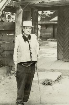 Photographic Portrait of an Older Man in a Sleeveless Jacket — unknown