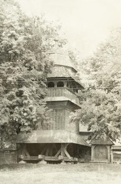 Wooden Church with a Bell Tower