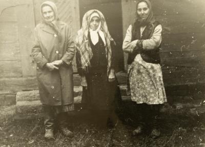 Three Older Women Against the Portal — unknown