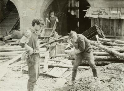 Repair Work on the Territory of the Olesko Castle — unknown